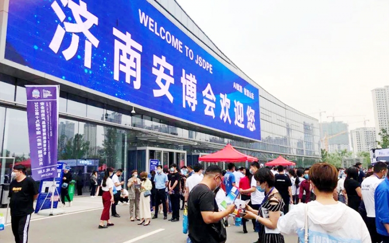 粵賽電子亮相第十九屆濟(jì)南安博會：“感謝有你，一路同行”