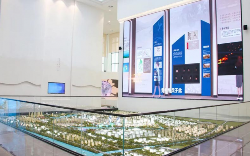 YUESAI無線手拉手會(huì)議系統(tǒng)成功應(yīng)用于長江新區(qū)項(xiàng)家汊湖西片區(qū)展示中心會(huì)議室